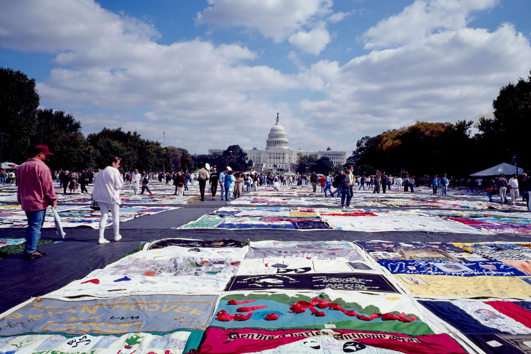 Image for The AIDS Memorial Quilt