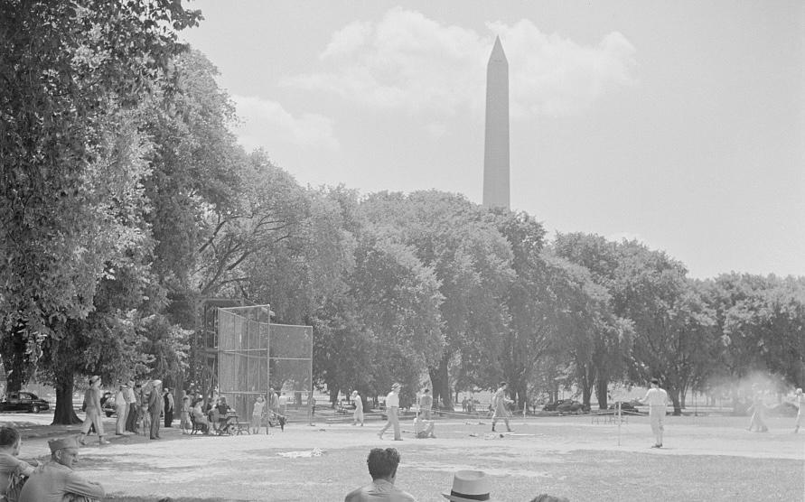 Image for From the Archives: Baseball on the National Mall